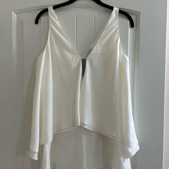 Brunello Cucinelli Monili-embellished sleeveless silk top XS - Picture 5 of 8